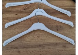 Плечики пластикові трикотажні 42х2,5см. (білі)